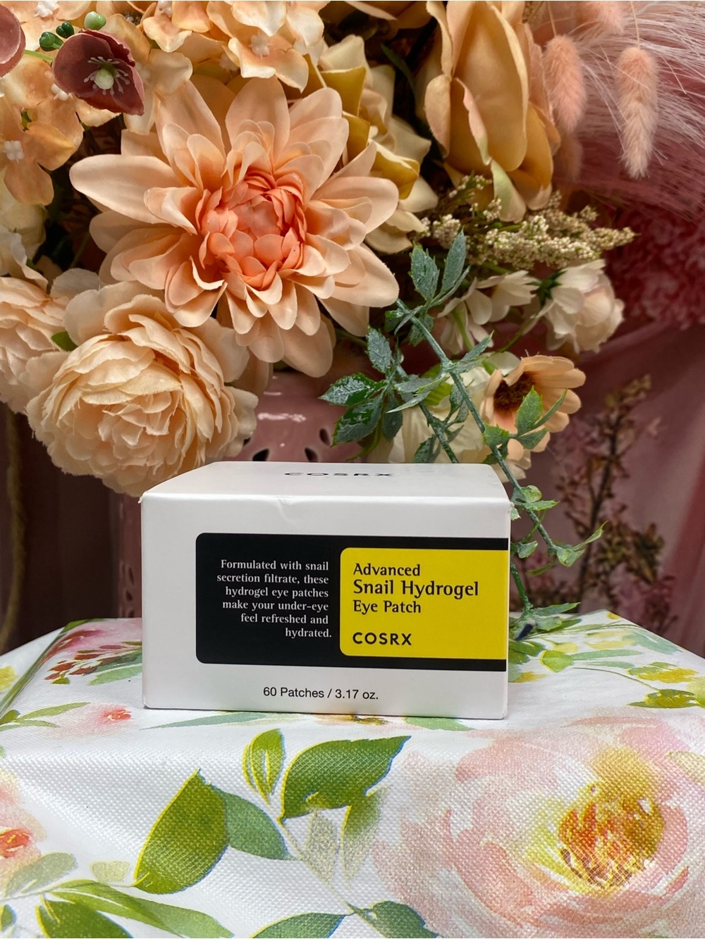 COS Advanced Snail Hydrogel Eye Patch — Yellow/White